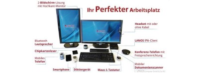 Mit seinem „IPAclient“ gibt das Systemhaus LANOS einen Einblick über den perfekten IT-Arbeitsplatz der Zukunft