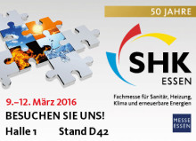 Lgog SHK Essen: Handwerkersoftware von pds auf der Fachmesse SHK Essen 2016