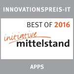 Best-Of Logo: pds Service App erhält „Best-Of Innovationspreis-IT 2016“ Signet