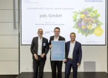 V.l.n.r: Wilhelm Schuster, Vorstands-Vorsitzender Richter+Frenzel GmbH + Co. KG, André Lorenz Prokurist und Sales Manager Süd pds GmbH & Stefan Molter, Geschäftsführer Hahn GmbH (Bild © SBZ)