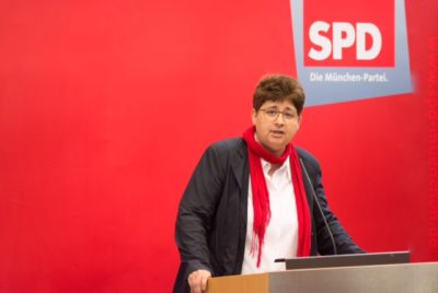 Micky Wenngatz, 58: SPD-Kandidatin 2018 für den Bayerischen Landtag im Stimmkreis München-Hadern und Bayerische Landesvorsitzende der Arbeitsgemeinschaft der sozialdemokratischen Frauen 