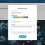 Screenshot Taskworld Collaboration-Software: Screenshot: Abzeichen für Verhalten im Einklang mit bestimmten Unternehmenswerten lassen sich einfach dem Kommentar beifügen.