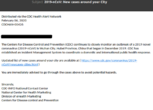 Screenshot E-Mail: Phishing- und Malware Attacke mit Link zum anklicken